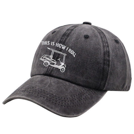 Adjustable Cotton Denim Baseball Cap